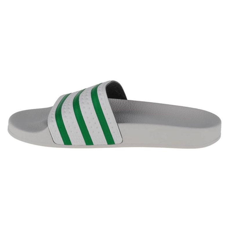 Adidas Originals Adilette M EG4946 blanche vert 1 Adidas Originals Adilette M EG4946 blanche vert 1