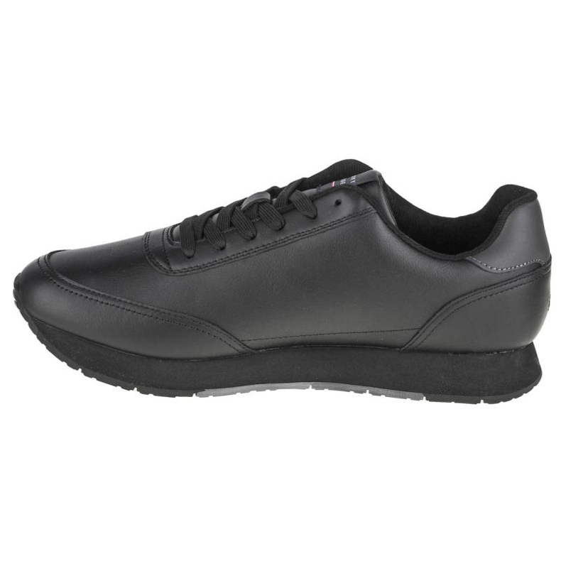 Chaussures Tommy Hilfiger Essential Runner Winter Leather M FM0FM03814-BDS  le noir 1 Chaussures Tommy Hilfiger Essential Runner Winter Leather M FM0FM03814-BDS  le noir 1