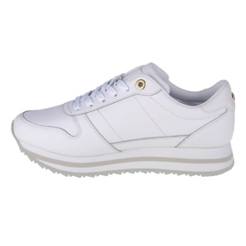 Tommy Hilfiger Signature Runner Sneaker W FW0FW05218-YBR blanche 1