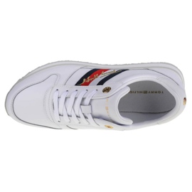 Tommy Hilfiger Signature Runner Sneaker W FW0FW05218-YBR blanche 2
