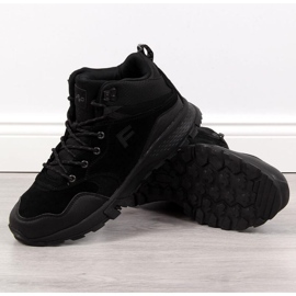 Chaussures de randonnée en cuir pour hommes Filippo M PAW294A noir 1