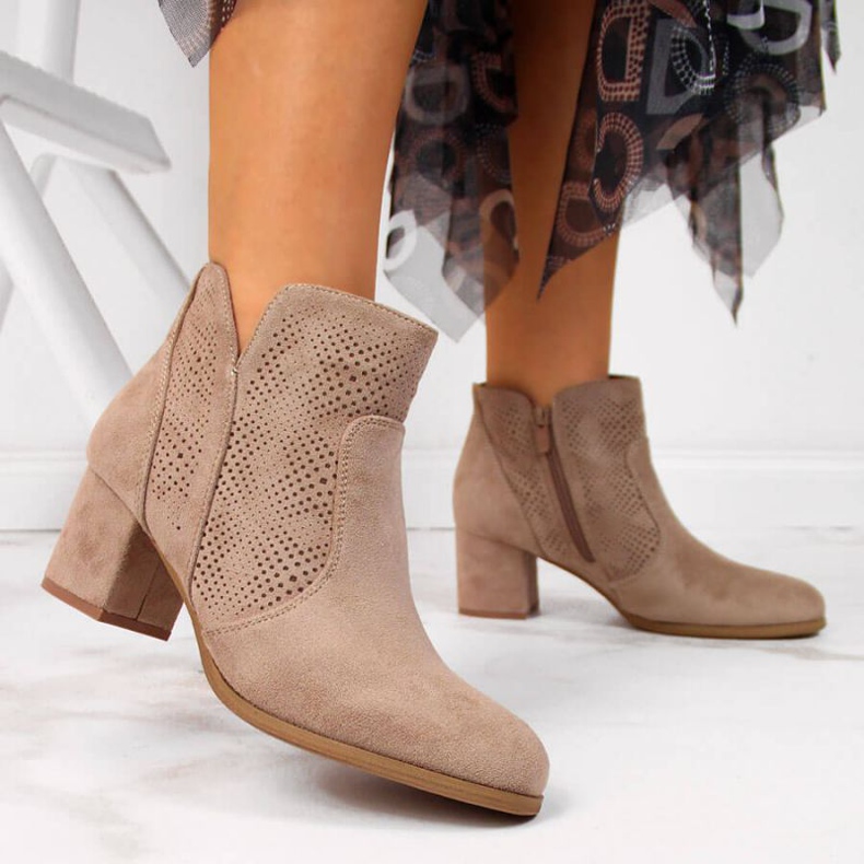 Bottines isolées eVento W EVE328B beige sur le montant 2 Bottines isolées eVento W EVE328B beige sur le montant 2