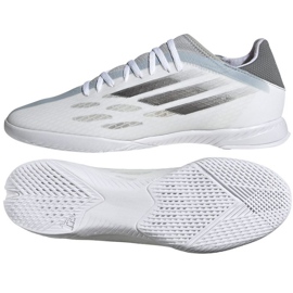Chaussures de foot Adidas X Speedflow.3 In M FY3301 blanche blanche 1 Chaussures de foot Adidas X Speedflow.3 In M FY3301 blanche blanche 1