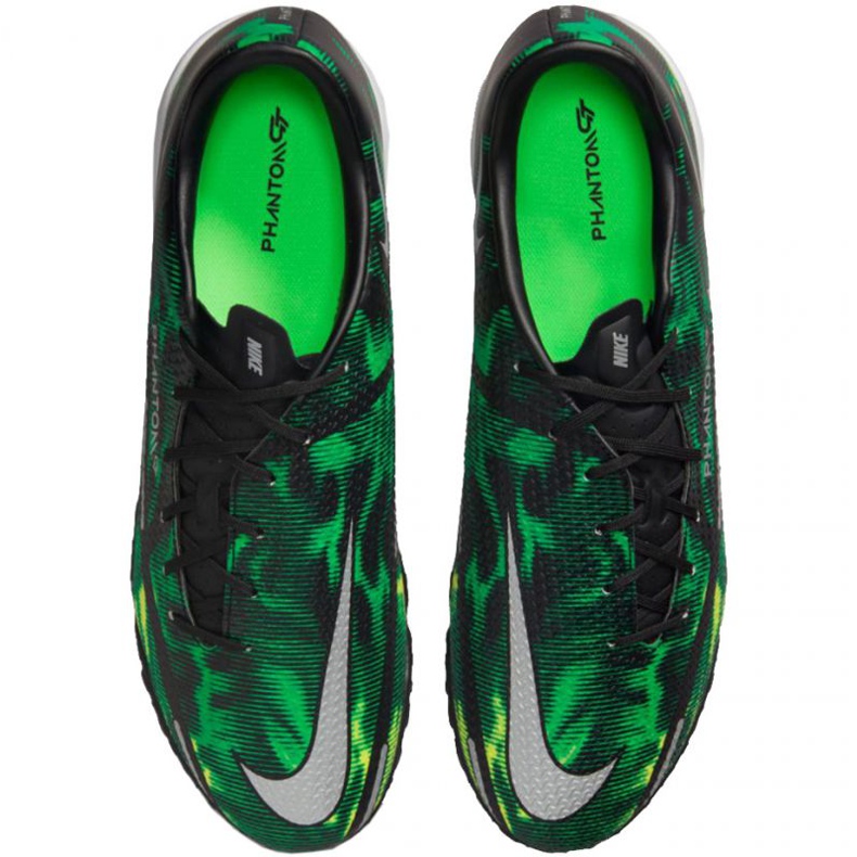 Nike Phantom GT2 Academy Tf Sw M DM0725 003 chaussures de football multicolore vert 1