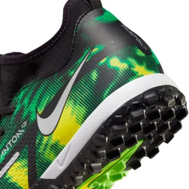 Nike Phantom GT2 Academy Df Tf Sw Jr DM0741 003 chaussures de football vert, multicolore vert 4