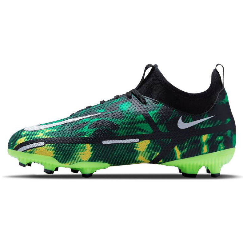 Chaussures de football Nike Phantom GT2 Academy Df Sw Mg Jr DM0742-003 multicolore vert 1