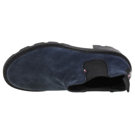 Tommy Hilfiger Essential Suede Mid Heel Boot W EN0EN01093-C87 bleu marin 2