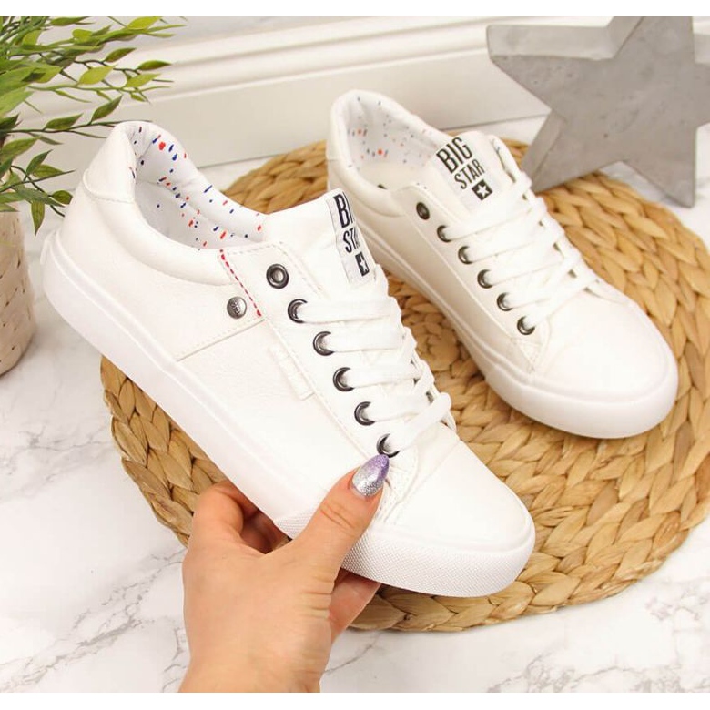 Baskets basses Big Star W GG274060 blanc 1