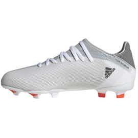 Chaussures de foot Adidas X Speedflow.3 Fg Jr FY3305 gris, blanc blanche 1