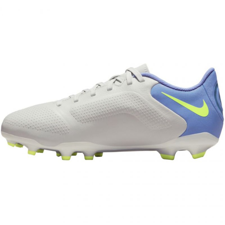 Nike Tiempo Legend 9 Academy FG / MG Jr DA1333 075 chaussures de football blanc blanc 1