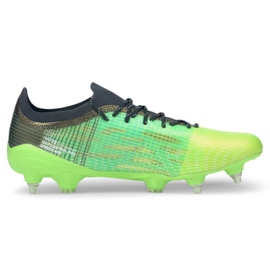 Chaussures de football Puma Ultra 1.3 Mx Sg M 106513-03 or, vert vert 1