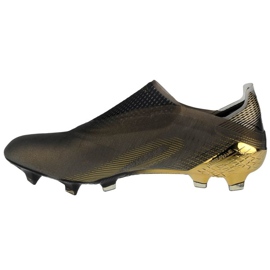 Chaussures de foot Adidas X Ghosted + Fg M FX9098 jaune doré 1