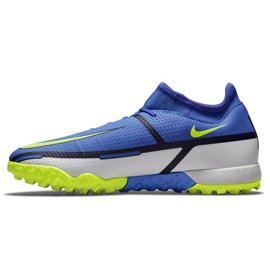 Nike Phantom GT2 Academy Df Tf M DC0802-570 chaussures de football multicolore bleu 1