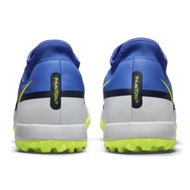 Nike Phantom GT2 Academy Df Tf M DC0802-570 chaussures de football multicolore bleu 4