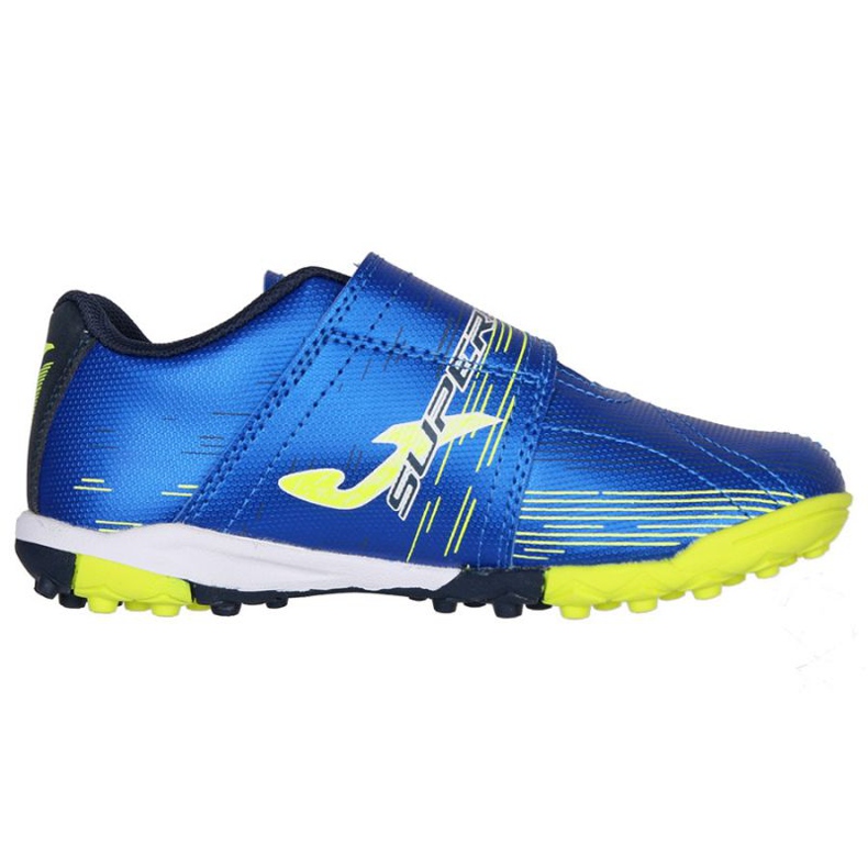 Chaussures de football Joma Super Copa 2104 Tf Jr SCJW.2104.TF.V noir, bleu, jaune bleu 1