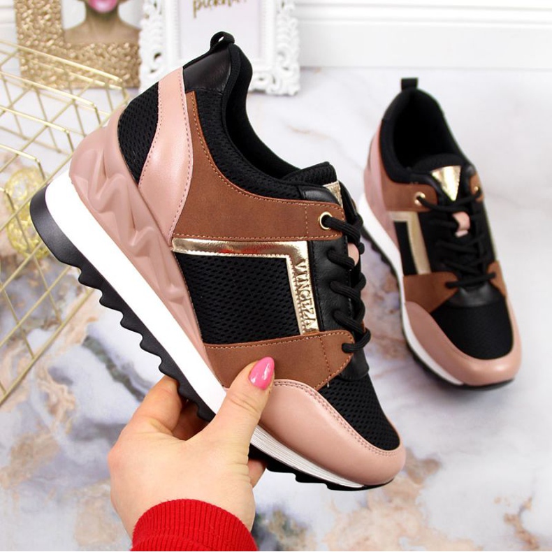 Wedge Snakers W Vinceza JAN61 noir multicolore 1