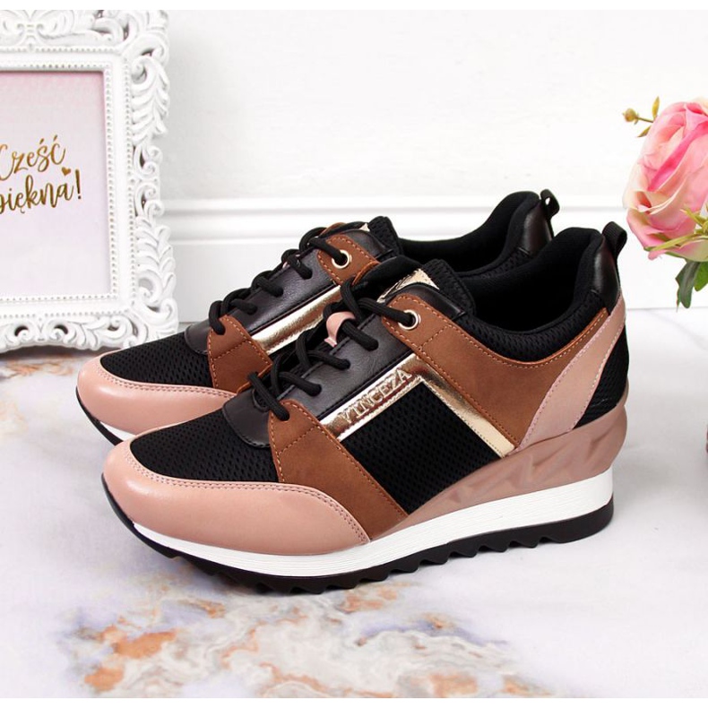 Wedge Snakers W Vinceza JAN61 noir multicolore 2