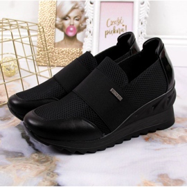 Baskets compensées Vinceza W JAN62 noir le noir 2