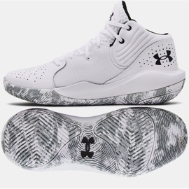 Chaussures de basket Under Armour Jet 21 3024260 103 blanc blanc 1