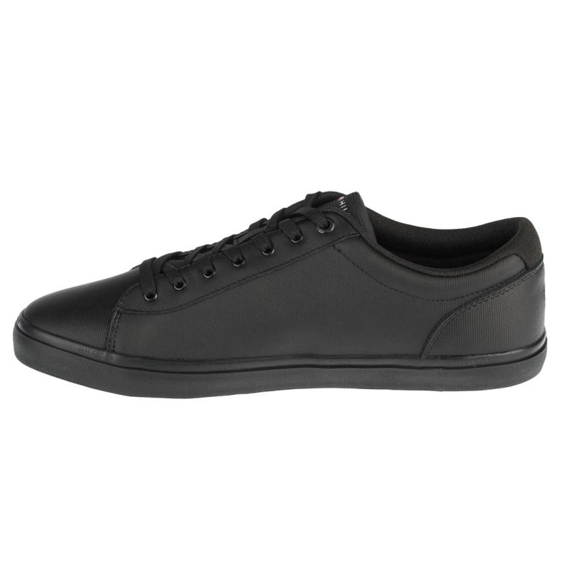 Chaussures Tommy Hilfiger Essential Leather Vulc Stripes FM0FM03722-BDS le noir 1