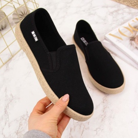 Espadrilles Big Star W DD274017 noir le noir 1