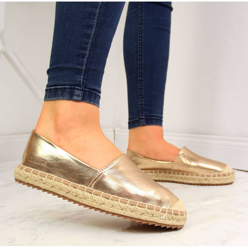 Espadrilles Big Star W HH274503 or d'or 2