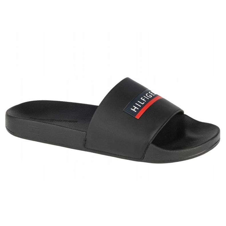 Tommy Hilfiger Seasonal Embossed Pool Slide M FM0FM03792-BDS le noir 1