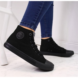Baskets montantes en textile Big Star W FF274A170 noir 2