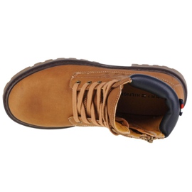 Bottine à lacets Tommy Hilfiger W T3B5-32088-0777206 jaune 2