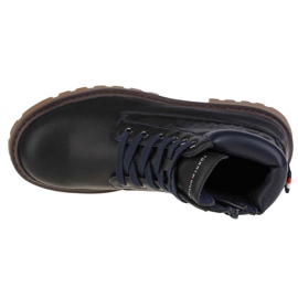 Bottine à lacets Tommy Hilfiger W T3B5-32088-0777800 bleu 2