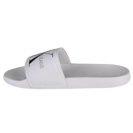Calvin Klein Slide Monogram Co M YM0YM00061-YAF blanc 1