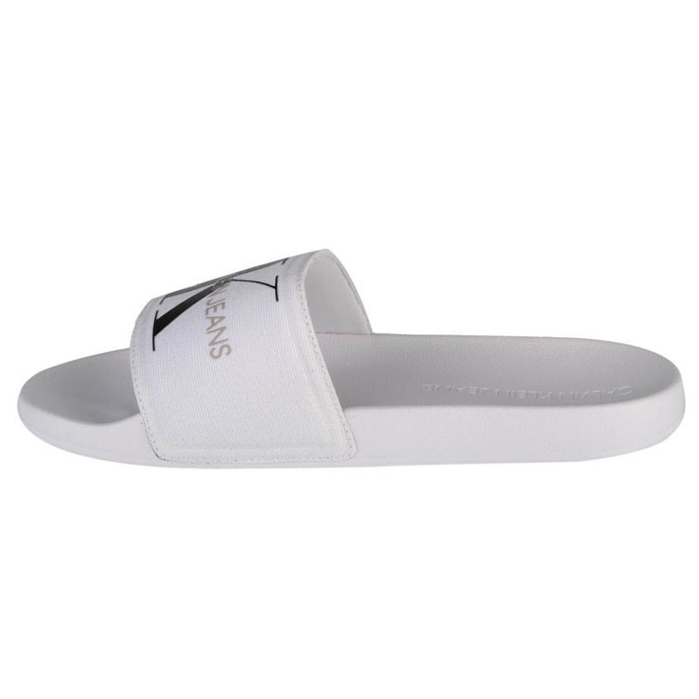 Calvin Klein Slide Monogram Co M YM0YM00061-YAF blanche 1
