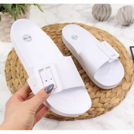 Chaussons de plage Big Star W FF274A391 blanc 1