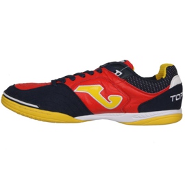 Joma Top Flex 2106 In M TOPW2106IN chaussures de football jaune, rouge oranges et rouges 4