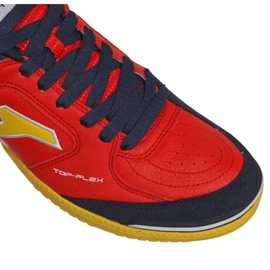 Joma Top Flex 2106 In M TOPW2106IN chaussures de football jaune, rouge oranges et rouges 7