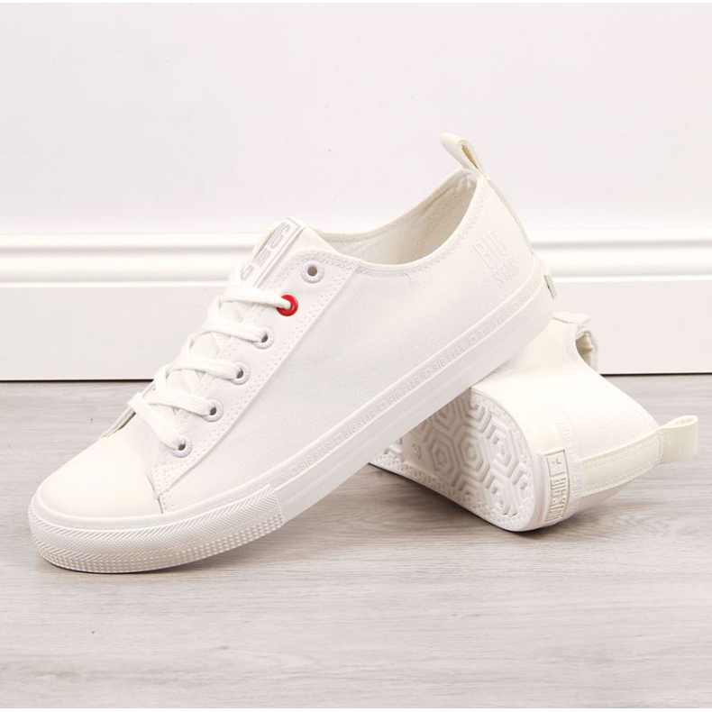 Baskets basses Big Star M JJ174001 blanc 1