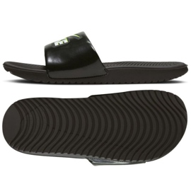 Chaussons Nike Kawa Slide Jr DD3242 001 le noir 1