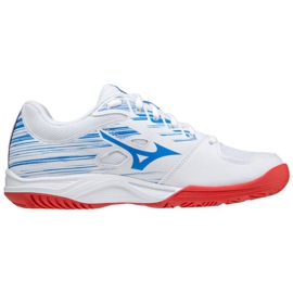 Chaussures de handball Mizuno Stealth Star Jr.X1GC210725 blanche bleu 1 Chaussures de handball Mizuno Stealth Star Jr.X1GC210725 blanche bleu 1