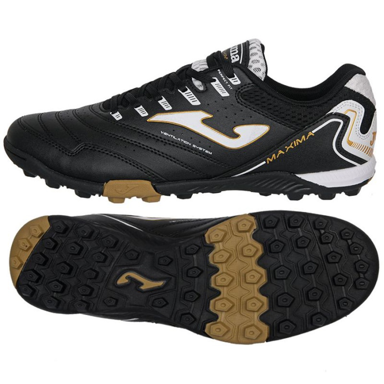 Chaussures de football Joma Maxima 2101 Tf M MAXW2101TF noir noir 1
