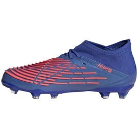 Chaussures de football Adidas Predator Edge.1 Fg Jr GW2363 bleu bleu 1