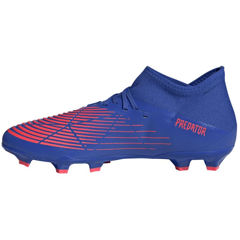 Chaussures de football Adidas Predator Edge.3 Fg M GW2276 bleu bleus et rouges 1 Chaussures de football Adidas Predator Edge.3 Fg M GW2276 bleu bleus et rouges 1