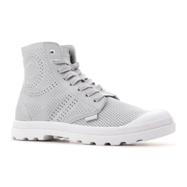 Chaussures Palladium Mid Lp Perf W 95756-073-M gris 1