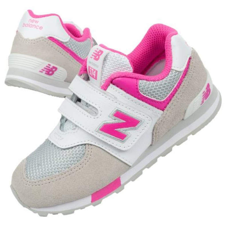 Chaussures New Balance Jr IV574FNG blanc 1