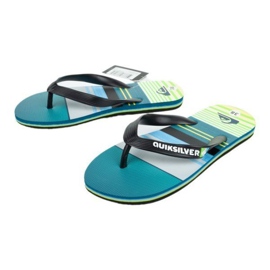 Quiksilver Tongs W AQBL100235-XKGS le noir bleu vert 1