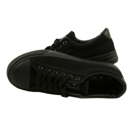 NEWS Baskets à lacets noirs classiques pour femmes 22SP02-4505 le noir 4