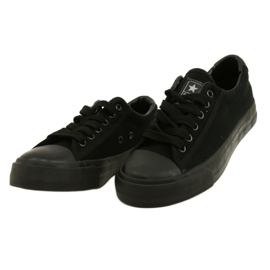 NEWS Baskets à lacets noirs classiques pour femmes 22SP02-4505 le noir 2