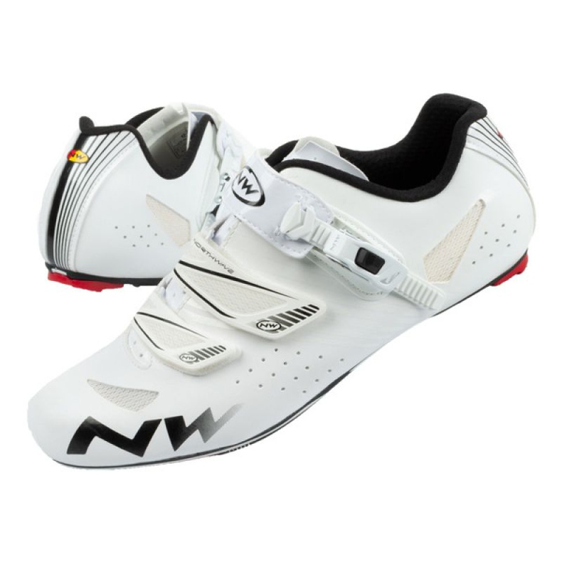 Chaussures vélo Northwave Torpedo Srs M 80141003 50 blanche 1