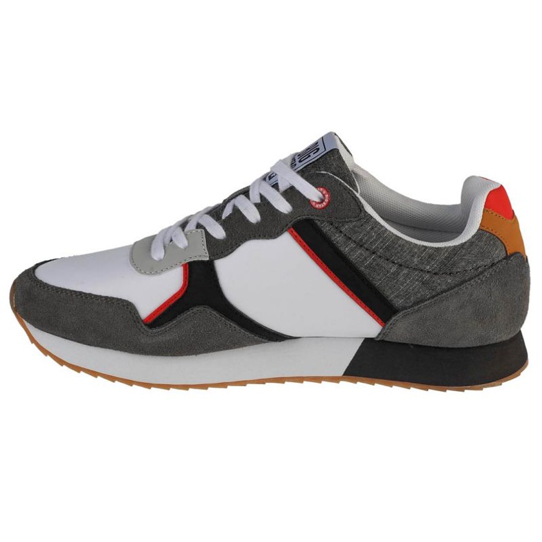 Chaussures Big Star M JJ174147 blanche gris 1