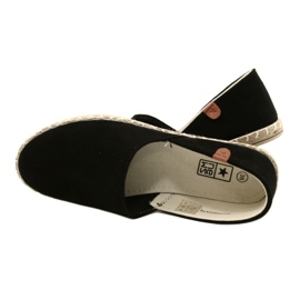 Espadrilles noires pour femme News 20TX022416 le noir 9