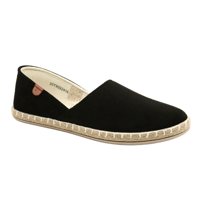 Espadrilles noires pour femme News 20TX022416 5